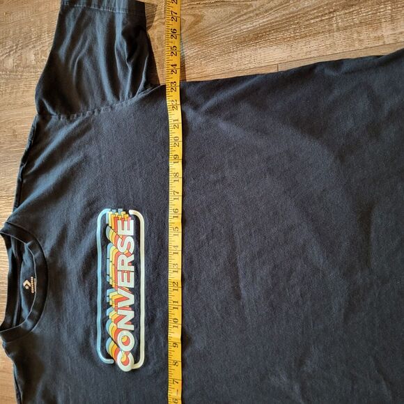 Converse Logo Oversized Graphic Tee Shirt Mens Size Large - Picture 5 of 7